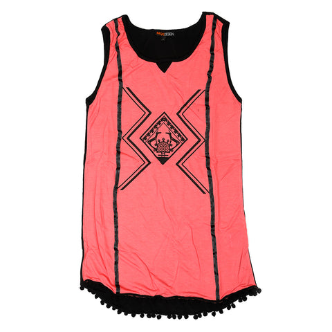 Biggdesign B.C 3000 Deer Patterned Sleeveless T-Shirt