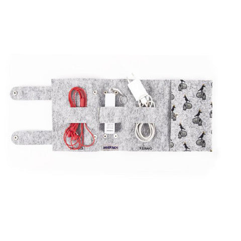 BiggDesign King Raven Felt Mobile Organizer