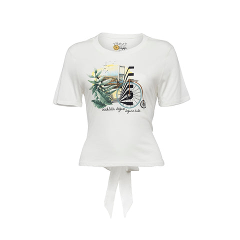 Biggdesign Nature Bicycle in Bosphorous T-Shirt-Small Size