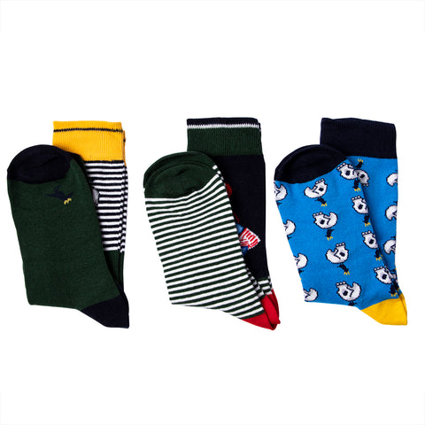 Biggdesign Mr Allright Man Men's Socks Set