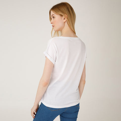 Biggdesign Red Face T-Shirt-Small Size