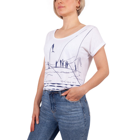 Biggdesign Fishers Crew Neck T-Shirt S