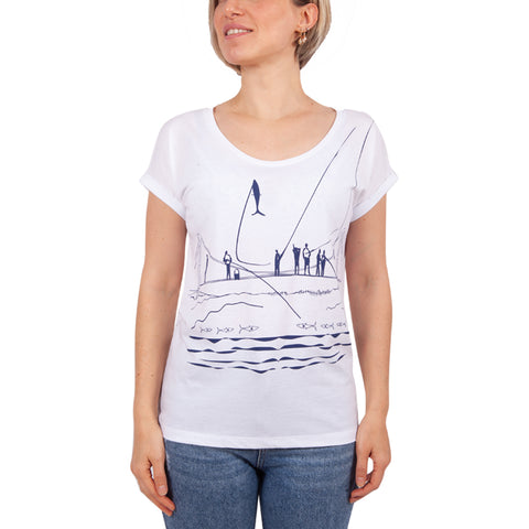 Biggdesign Fishers Crew Neck T-Shirt S