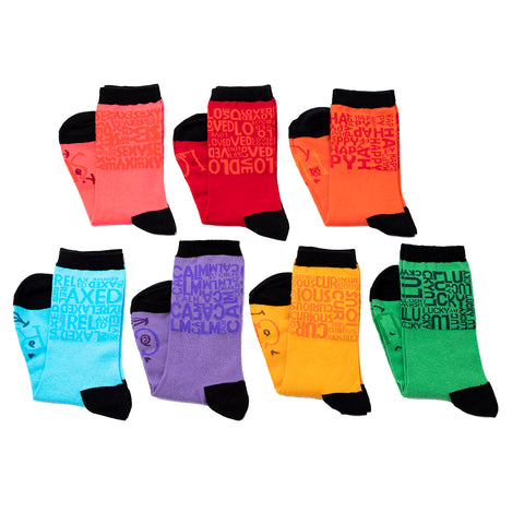 Biggdesign Moods Up 7 Pcs Female Socket Socks