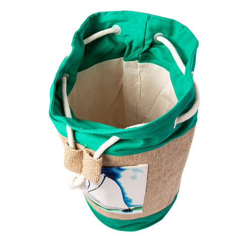 Anemoss Sailboat Jute Bag