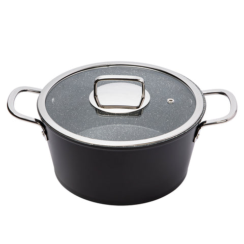 Serenk Excellence Granite Stock Pot, 22 cm