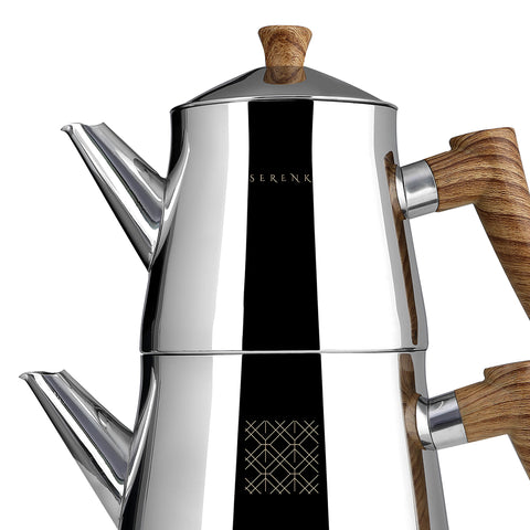 Serenk Definition Stainless Steel Teapot Set