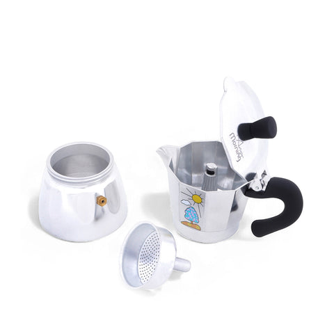 Any Morning Hes-6 Aluminum Espresso Coffee Maker 240 ml