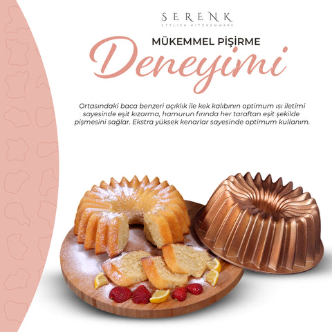 Serenk Fun Cooking Star Cake Pan 10.2" Inch Bakeware Round