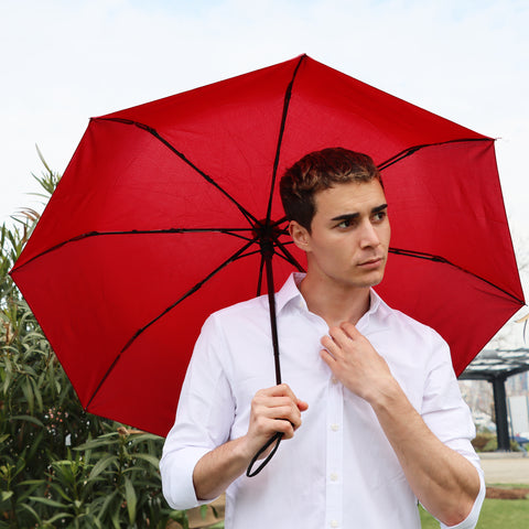 Biggdesign Moods Up Burgundy Fully Automatic Umbrella