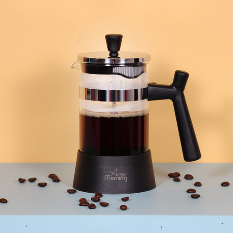 Any Morning French Press Coffee and Tea Maker, 600 ml – 3 Cups, 20 oz