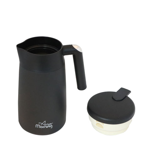 Any Morning SI232250 Thermos Thermal Carafe, 40 oz, Black