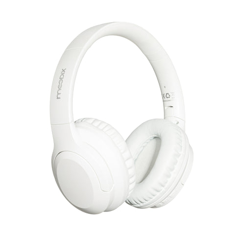 Moodix KO23NB1701W ANC Bluetooth On-Ear Headphones, White