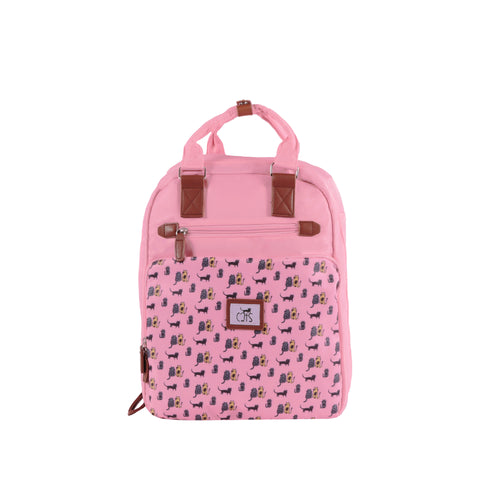 Biggdesign Cats Laptop Backpack, Pink