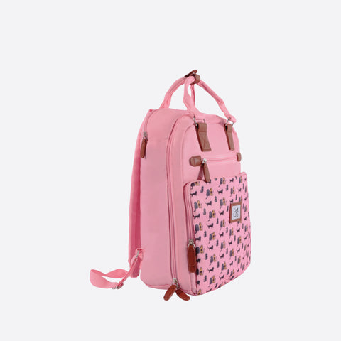 Biggdesign Cats Laptop Backpack, Pink