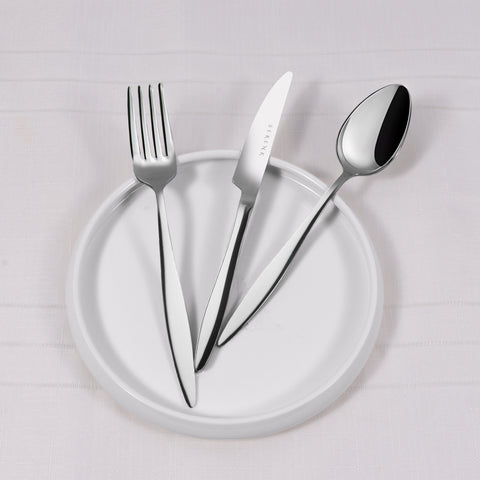 Serenk Milan Stainless Steel Cutlery Set 24 Pieces