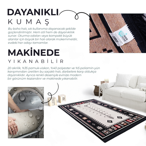 Bigghome SA1534A Double Sided Rug 31,50 inch * 59,05 inch, 3.21 lbs.