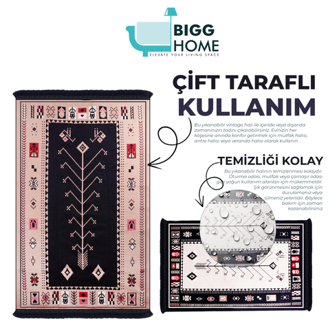 Bigghome SA1534A Double Sided Rug 47,25 * 70,85 inch, 5.7 lbs