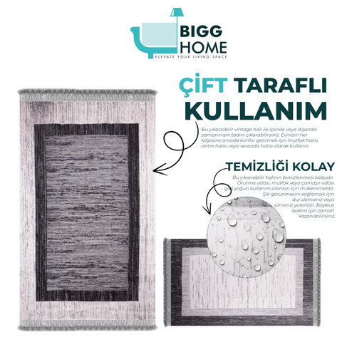 Bigghome SAF35B Double Sided Rug 47,25 * 70,85 inch, 5.7 lbs