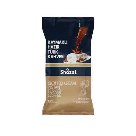 Shazel Cloted Cream Instant Turkısh Coffee Offıce Set 12g