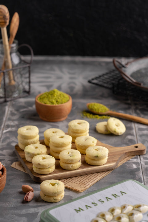 Massara White Butter Cookies Extra Metal Packaging 200g