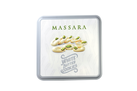 Massara White Butter Cookies (Metal Packaging) 200 g