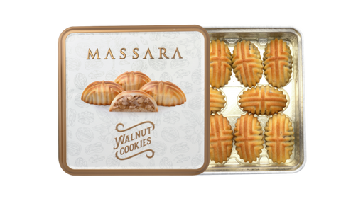 Massara Walnut Cookies (Metal Packaging) 200 g