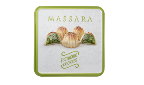 Massara Pistachio Cookies (Metal Packaging) 160 g