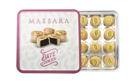 Massara Date Cookies Metal Packaging 250g