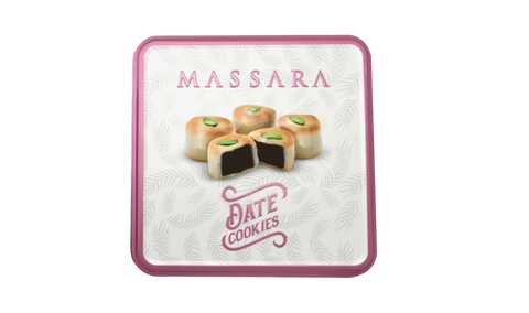 Massara Date Cookies Metal Packaging 250g