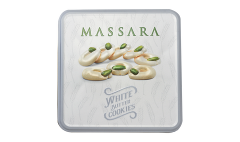 Massara White Butter Cookies (Metal Packaging) 400 g