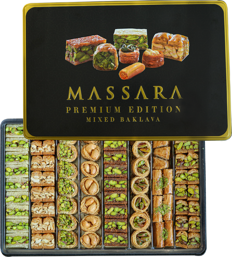 Massara Premium Edition Mixed Baklava Metal Packaging 700g