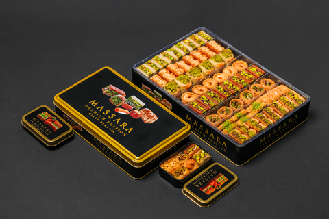 Massara Premium Edition Mixed Baklava Metal Packaging 700g