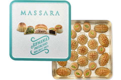 Massara Joymania Pistachio, Walnut, Date Metal Packaging 400g