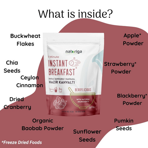 Naturiga Instant Breakfast / Berrylicious (250 Gr)