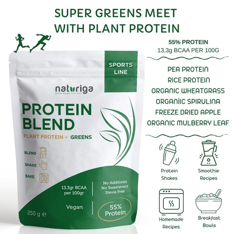 Naturiga Green Protein Blend (250 Gr)