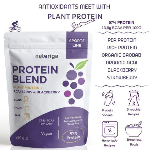 Naturiga Berry Protein Blend (250 Gr)