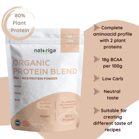 Naturiga Organic Protein Blend (250 Gr)