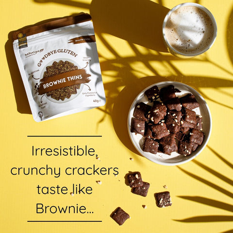 Naturiga Gluten Free Brownie Thins (40 Gr)