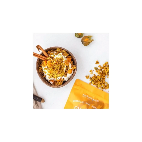 Naturiga Gluten Free Granola / Turmeric & Banana & Golden Berry (250 Gr)
