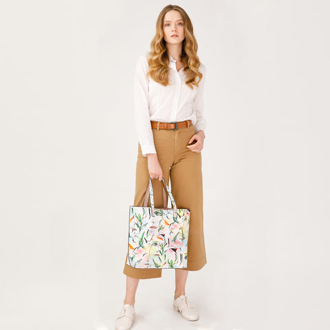 Biggdesign Faces Faux Leather Shoulder Bag