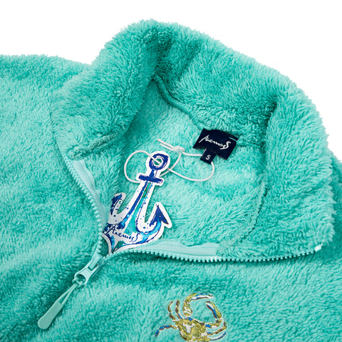 Anemoss Crab Womens Fleece Jacket