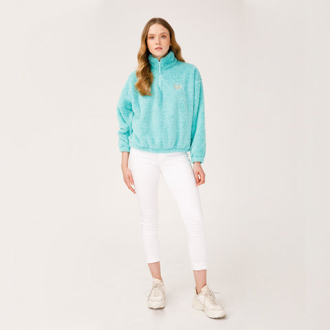 Anemoss Crab Womens Fleece Jacket