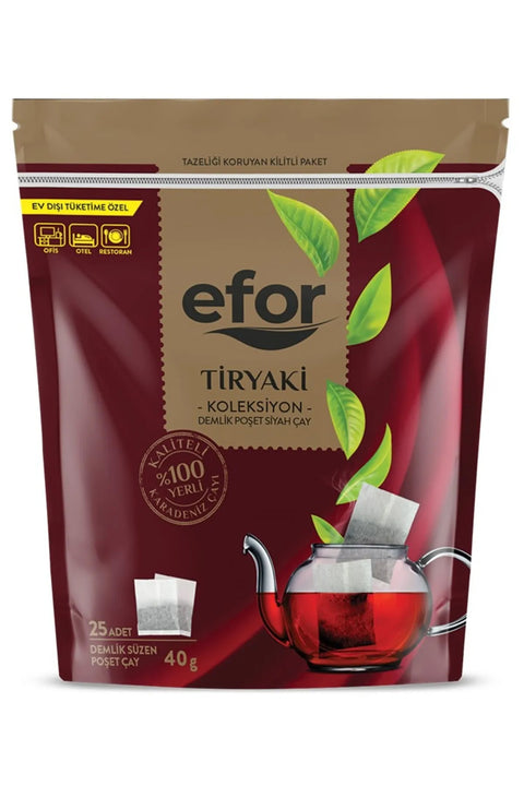 Efor Tiryaki Turkish Black Tea 25x40gr