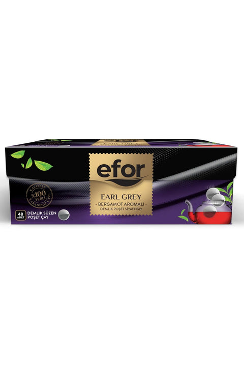 Efor Earl Grey Turkish Black Tea 48x3.2gr