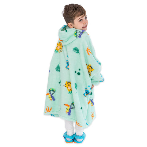 Milk&Moo Little Mermaid Wearable Blanket Hoodie Kid Boys Girls Green