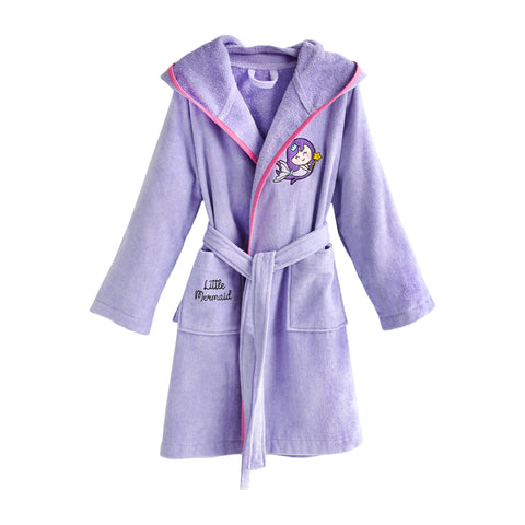 Milk&Moo Little Mermaid Kids Robe