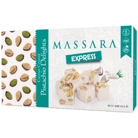 Massara Express Coconut Covered Pistachio Delights