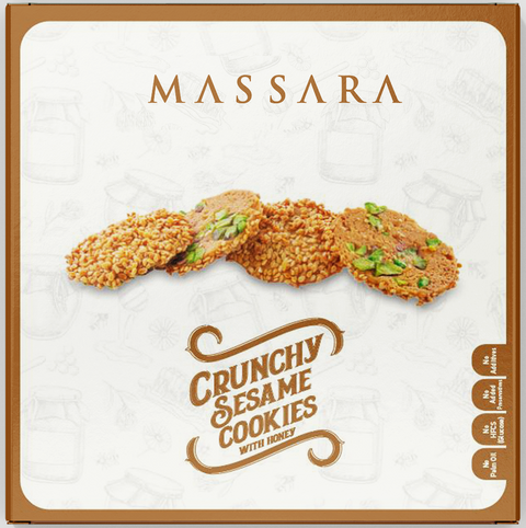 Massara Crunchy Sesame Cookıes (Sugar Free) 400 g