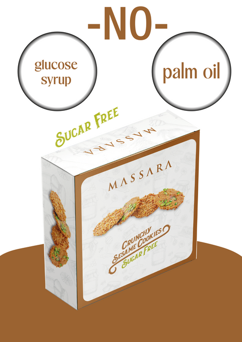 Massara Crunchy Sesame Cookıes (Sugar Free) 400 g